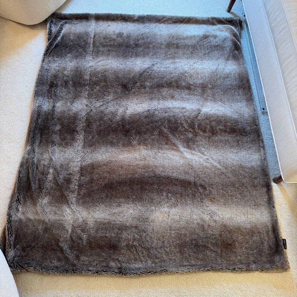 Faux Fur Throw Blanket